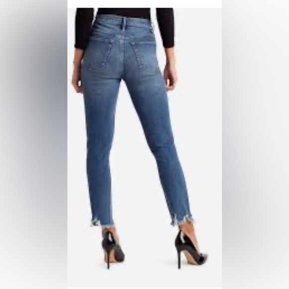 ✨⚡️💥 New Nicole Miller Women's Blue High Rise Ankle Length Skinny Jeans Soho - Picture 9 of 14